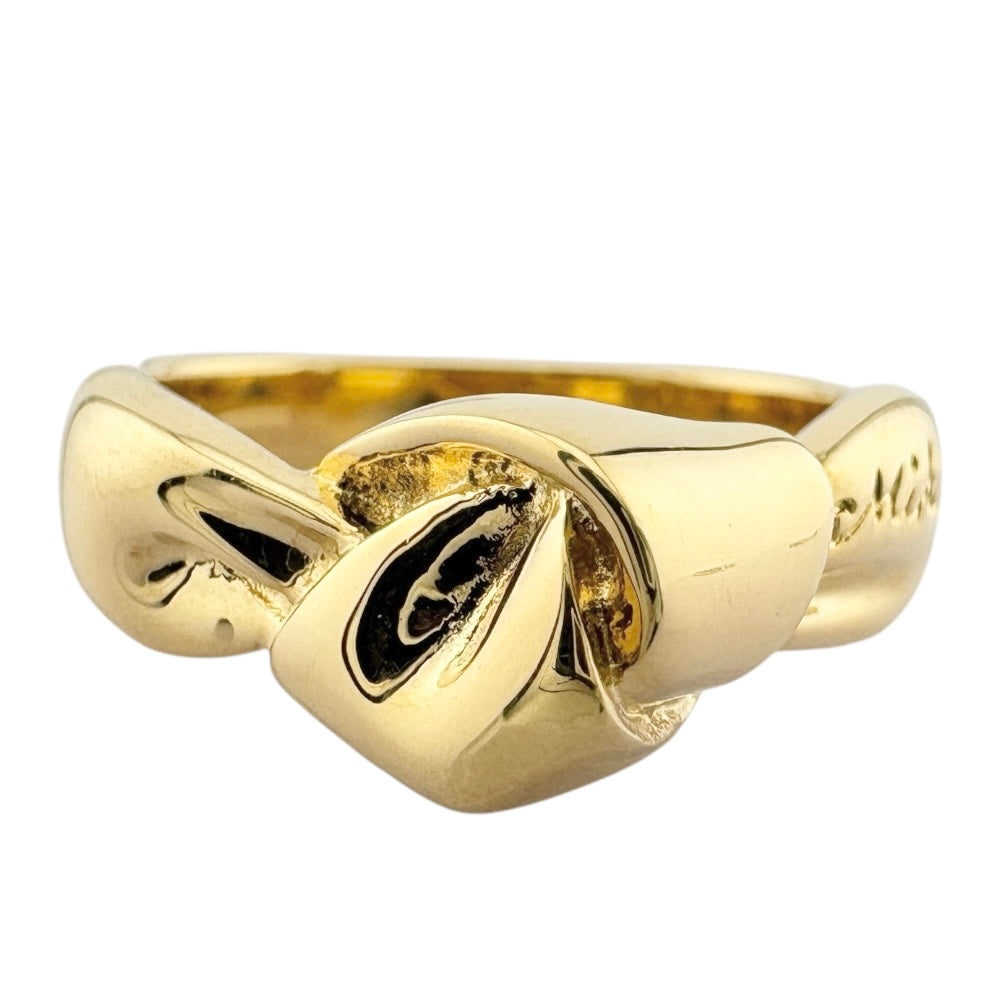 MIKIMOTO ミキモト リング 指輪 11号 18金 K18イエローゴールド