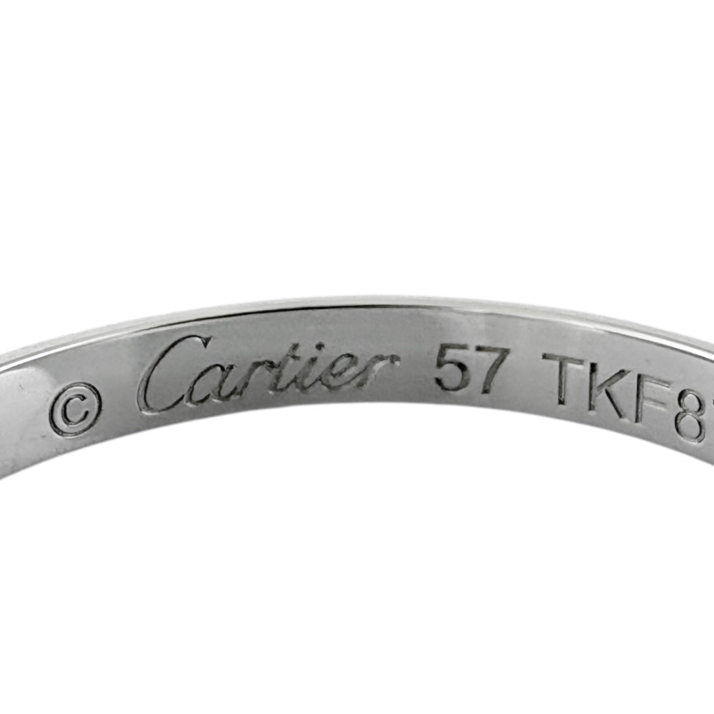 Cartier Cartier Classic Band Ring Ring 16.5 Pt950 Platinum Ladies