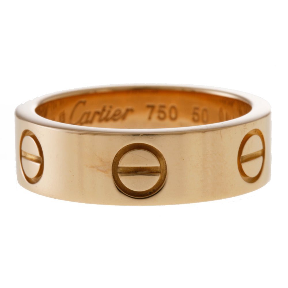 カルティエ ラブ リング 指輪 10号 18金 K18ピンクゴールド レディース