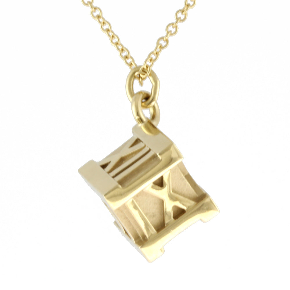 TIFFANY&Co. ティファニー アトラスキューブ ネックレス 18金 K18