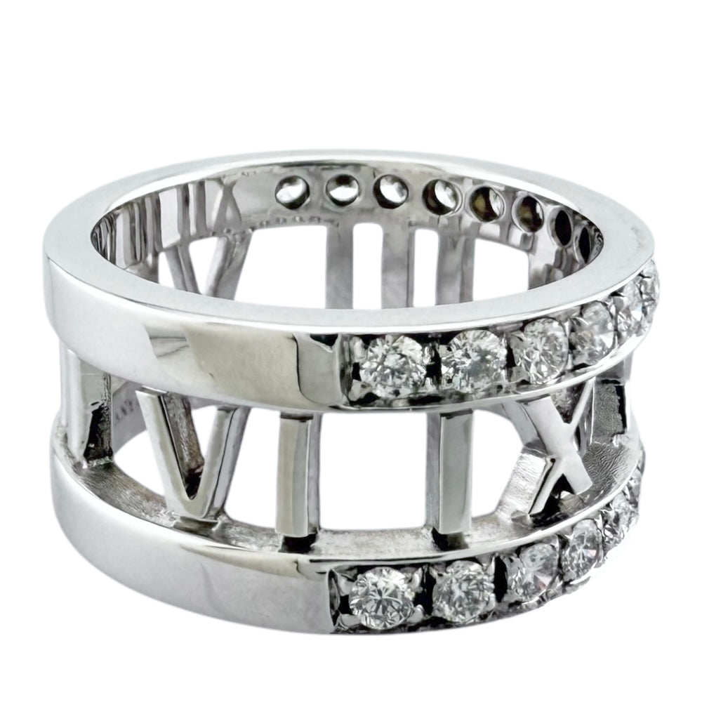 TIFFANY&Co. ティファニー アトラスオープン リング 指輪 7.5号 18金