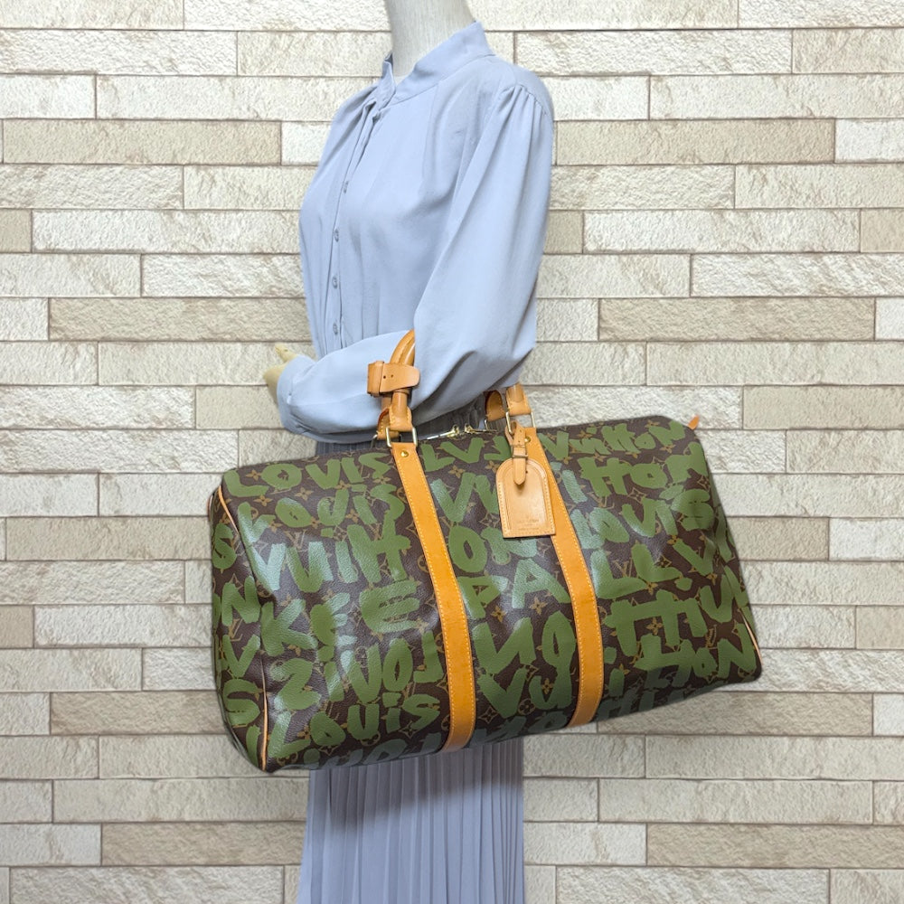 LOUIS VUITTON ルイヴィトン キーポル50 モノグラムグラフィティ