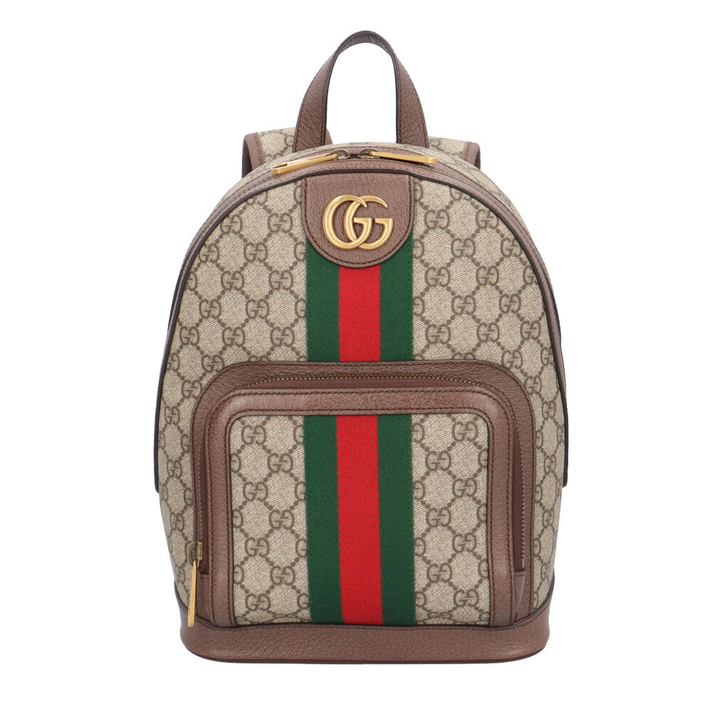 GUCCI GG Small Ophidia Backpack/Daypack GG Supreme Canvas Women's