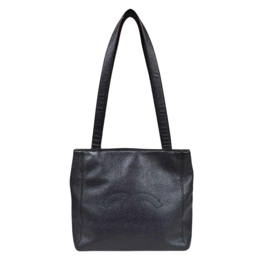 CHANEL シャネル ココマーク ショルダーバッグ レザー ブラック