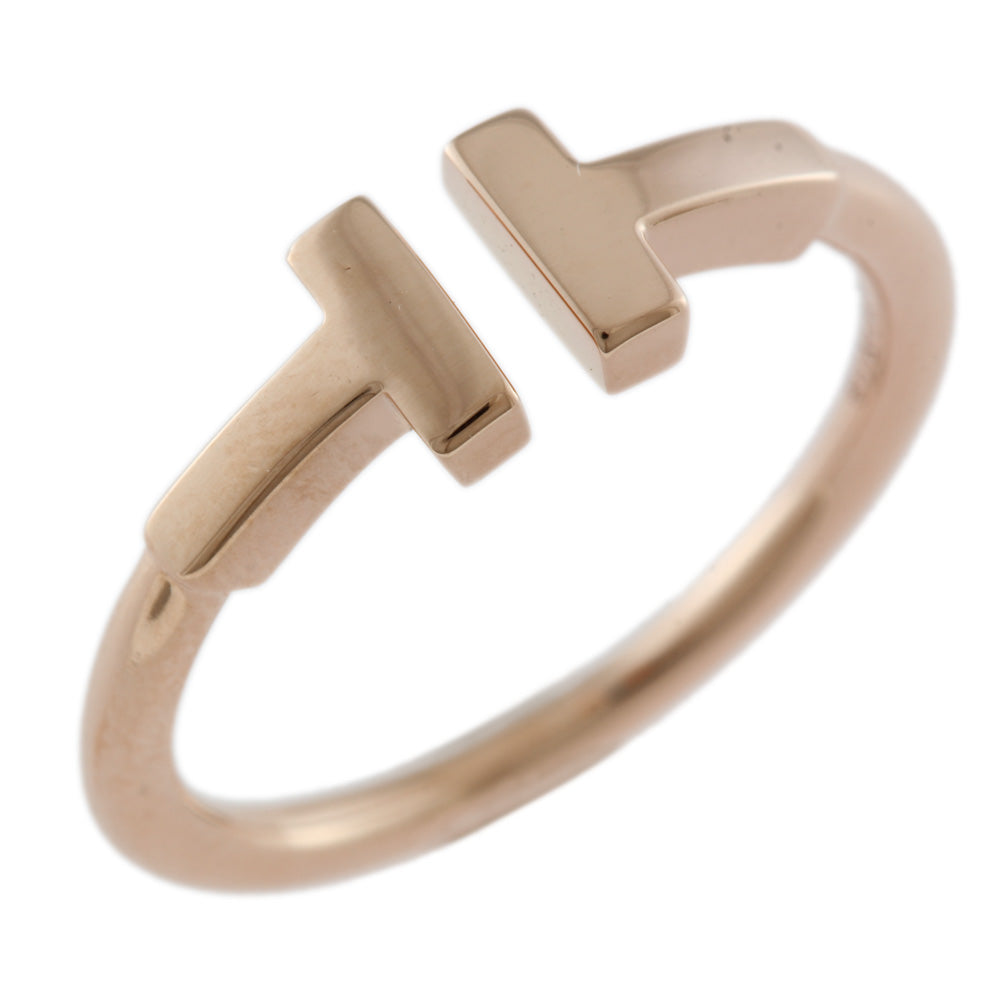 Tiffany T-wire ring, size 10, 18k, 18K pink gold, women's