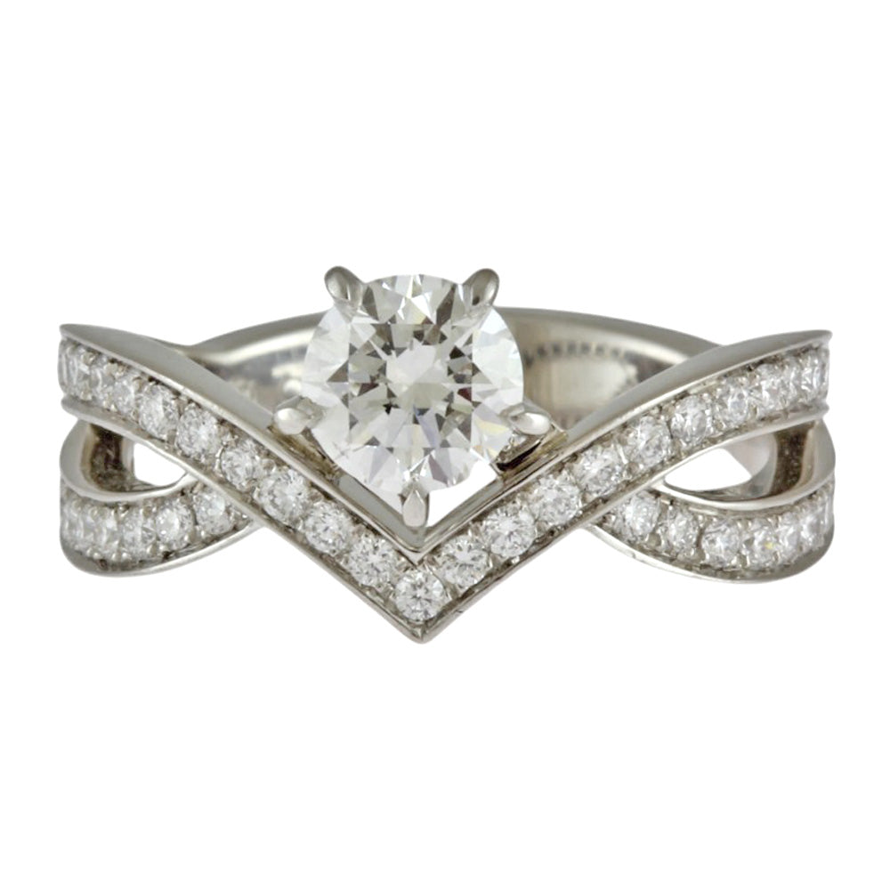 Chaumet Chaumet Josephine Ring Ring No. 7 Pt950 Platinum Diamond