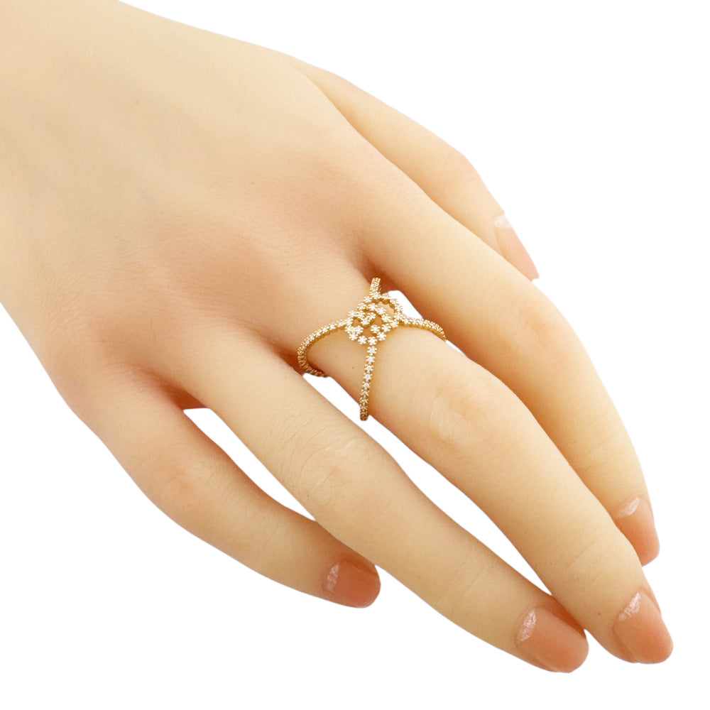 GUCCI グッチ GGランニング リング 指輪 13号 18金 K18イエロー