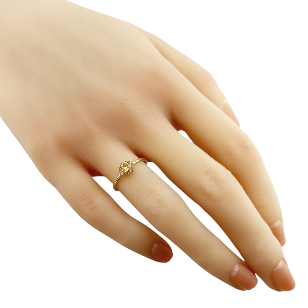 GUCCI グッチ インターロッキング リング 指輪 9.5号 18金 K18イエロー