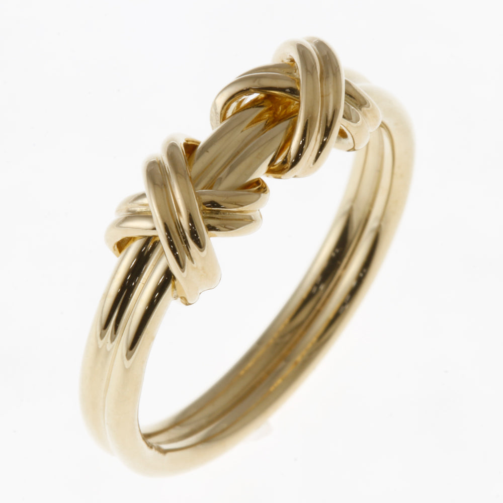 ティファニー TIFFANY&Co. ダブルシグネチャークロス リング・指輪 6.5