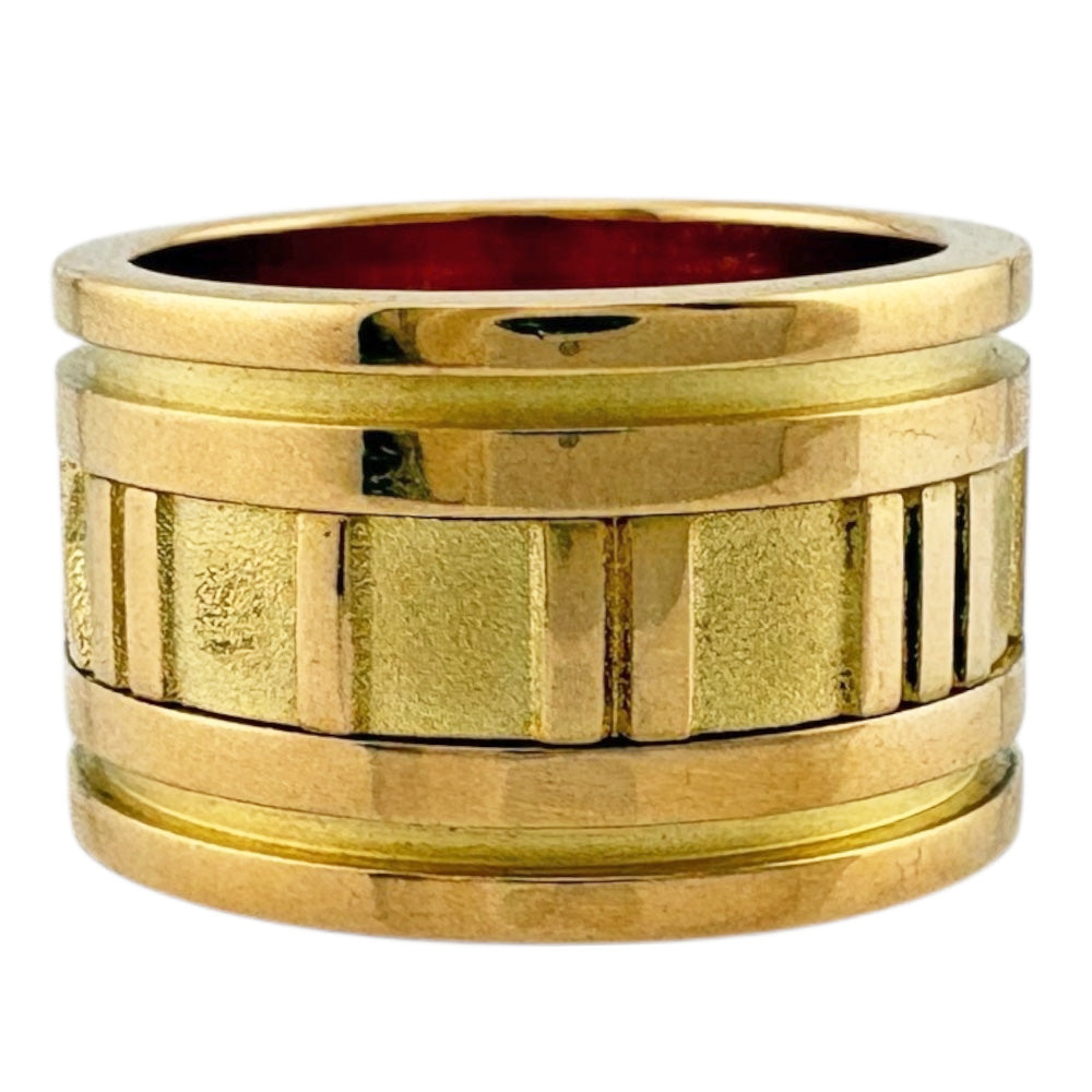 TIFFANY&Co. ティファニー アトラス ワイド リング 指輪 10.5号 18金