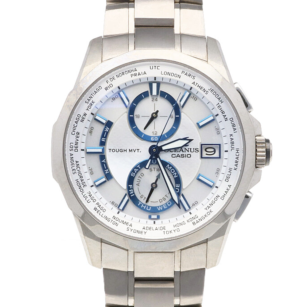 CASIO カシオ オシアナス 腕時計 チタン OCW-S2000 ソーラー電波時計