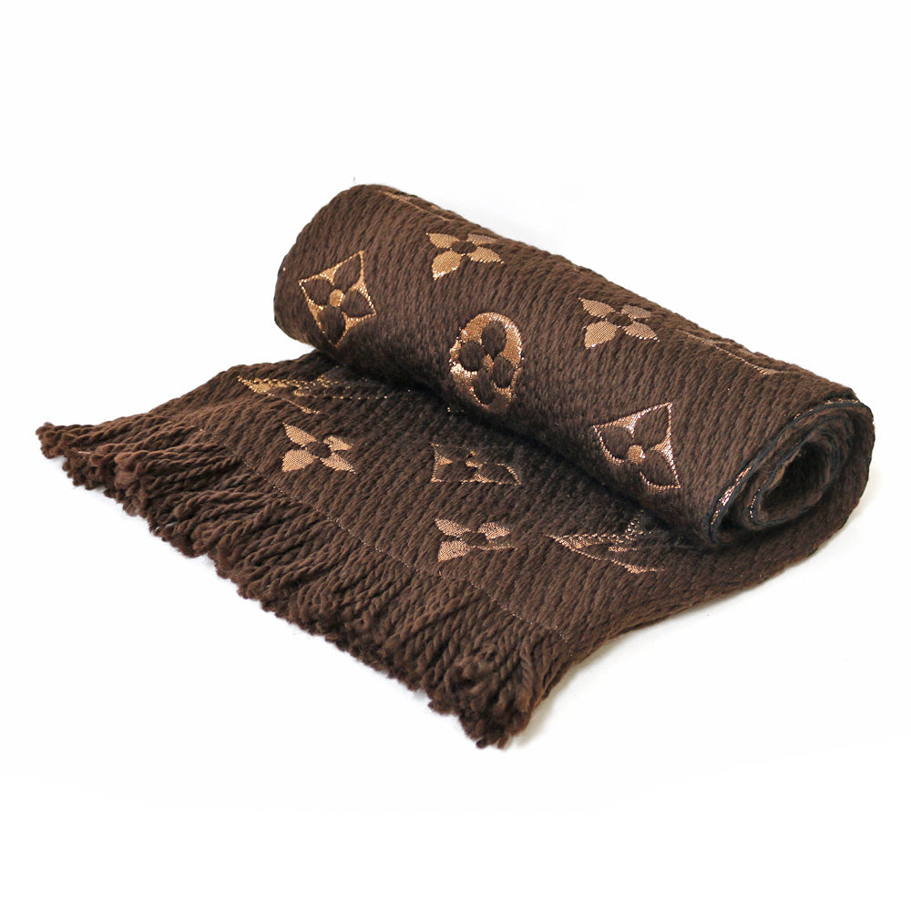 ルイヴィトン LOUIS VUITTON エシャルプ・ロゴマニア シャイン