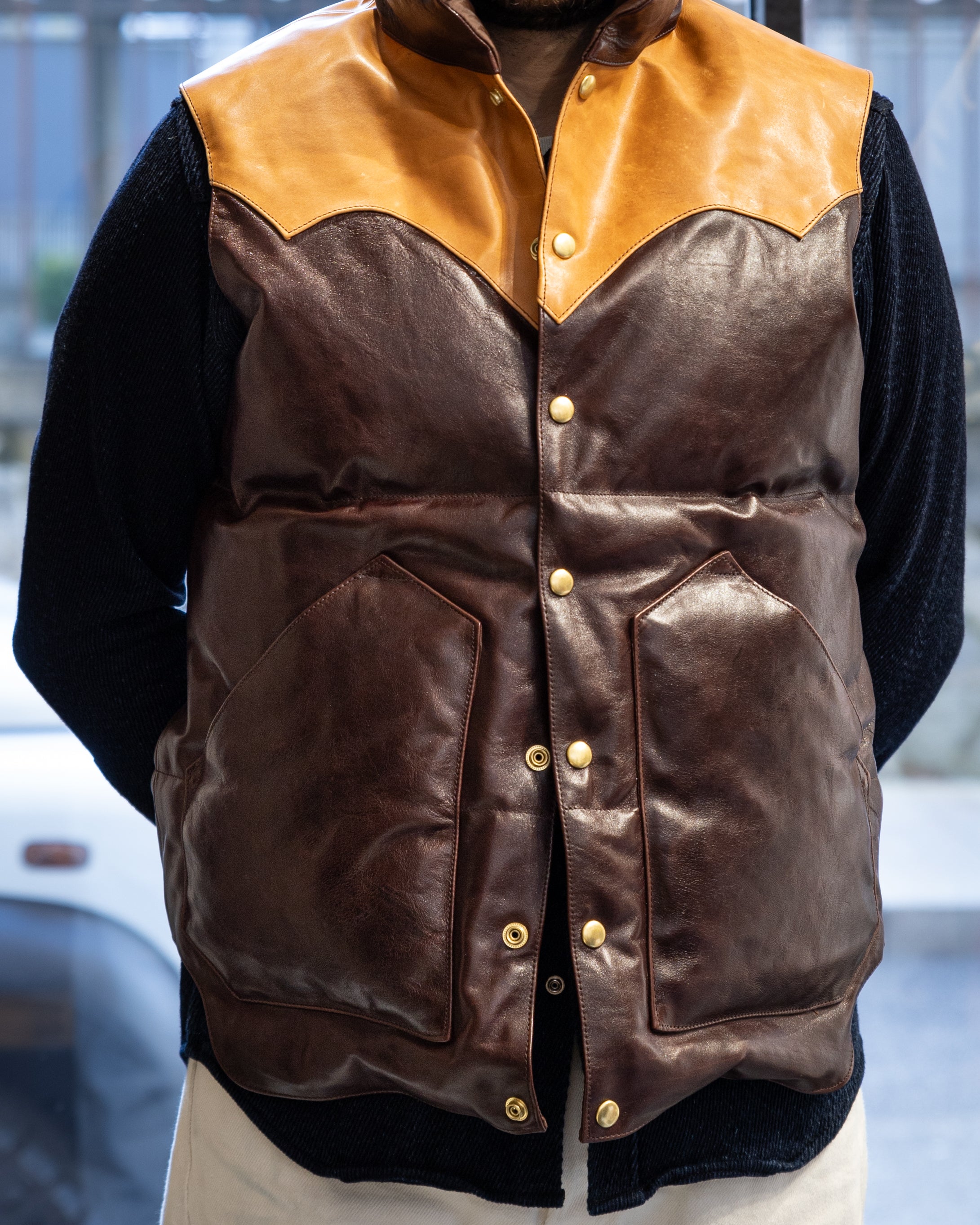 Recall Clothing | Rainbow Country | CHALLENGER Down Vest Duo-Tone