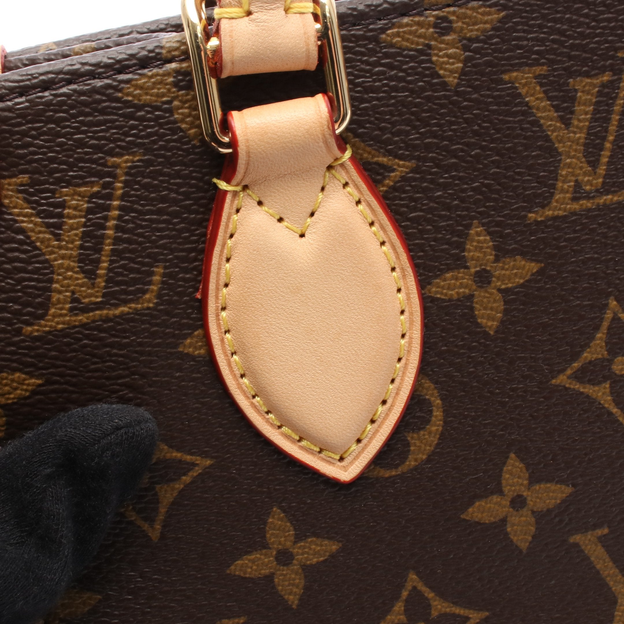 サックプラBB モノグラム ハンドバッグ PVC レザー ブラウン 2WAY ルイ