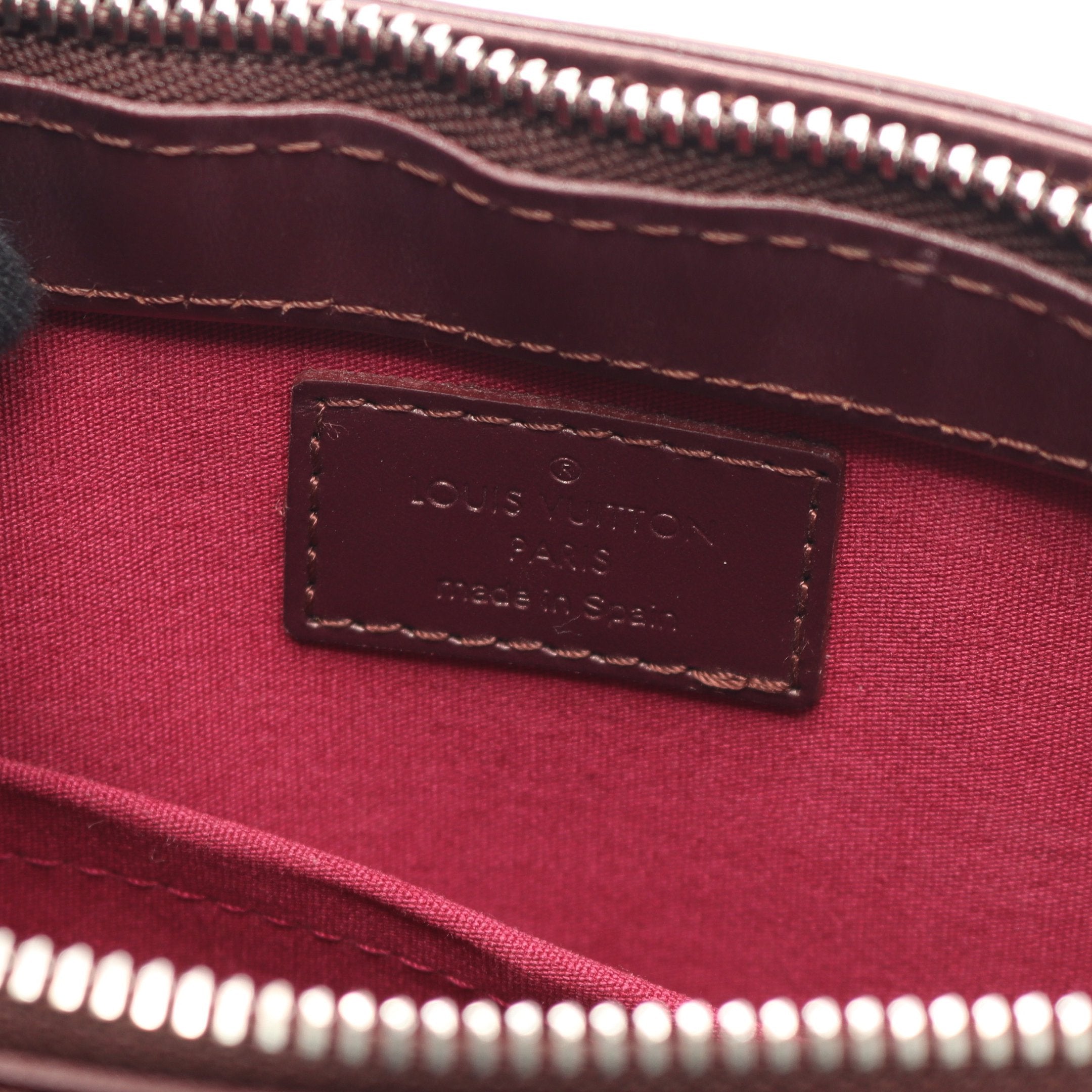 アルストン モノグラムマット ヴィオレ ショルダーバッグ レザー