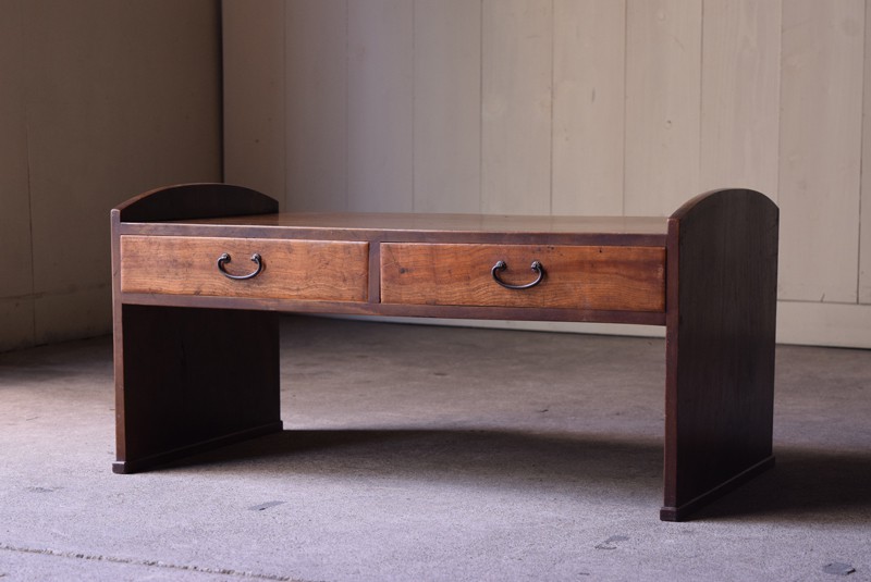 アンティーク 桜材 引き出し付 文机 | REFACTORY antiques