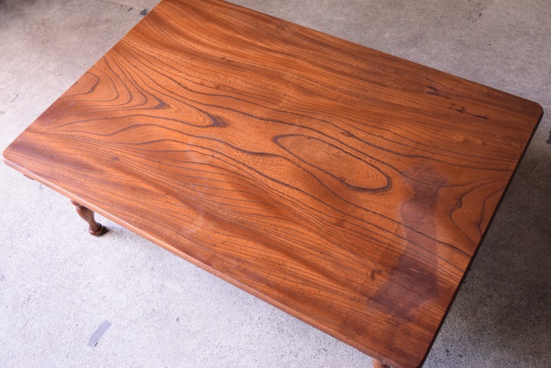 アンティーク 総欅 一枚板 座卓 | REFACTORY antiques