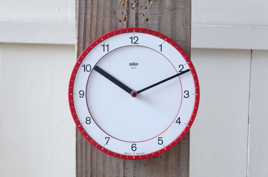 BRAUN モダンデザイン 壁掛け時計 | REFACTORY antiques