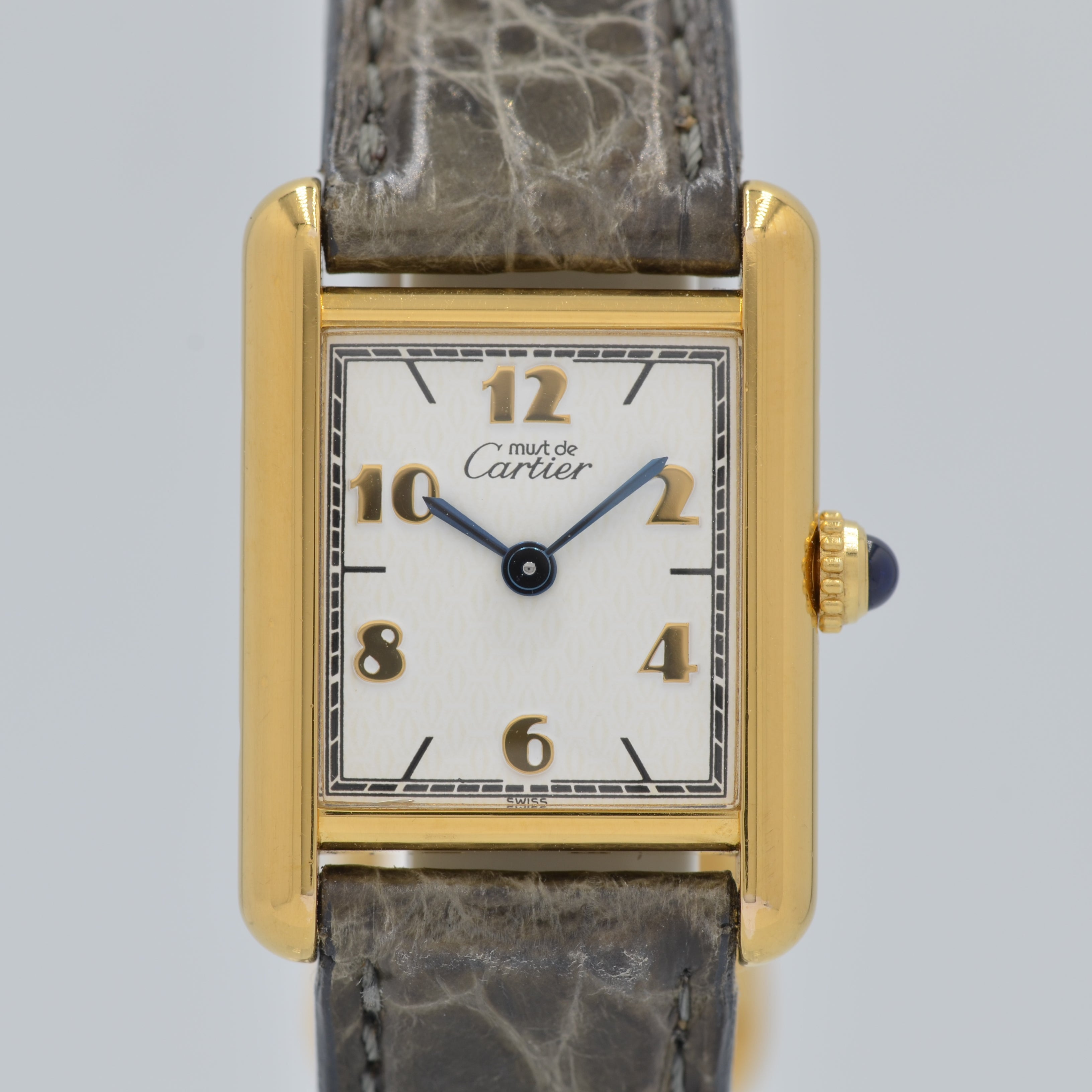 Cartier】カルティエ マストタンク SM飛びアラビア 付属品付き