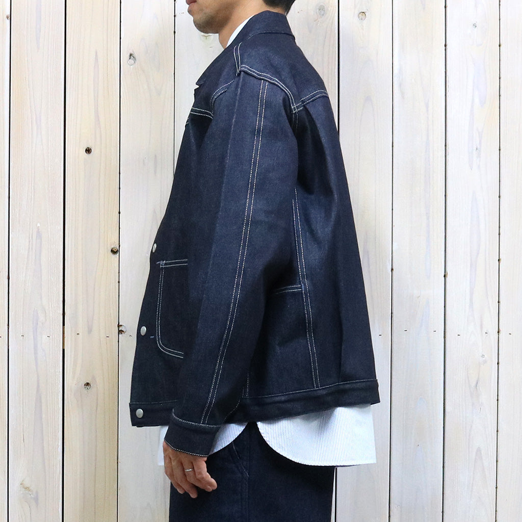 SASSAFRAS『GARDENERS JACKET(13oz DENIM)』(INDIGO) – Reggieshop