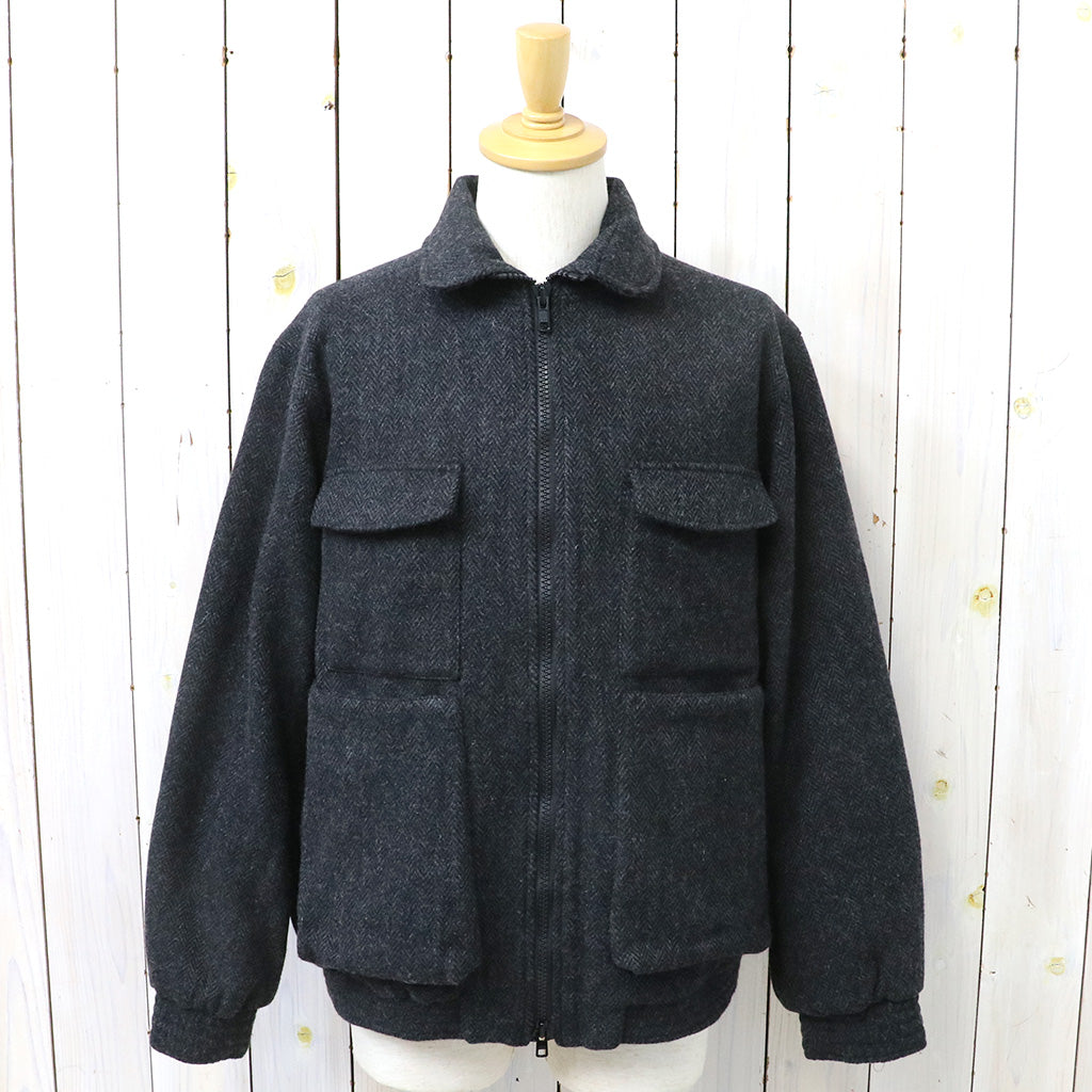 SASSAFRAS『D/C ARMOR JACKET HEAVY(HERRINGBONE BLANKET)』(CHARCOAL