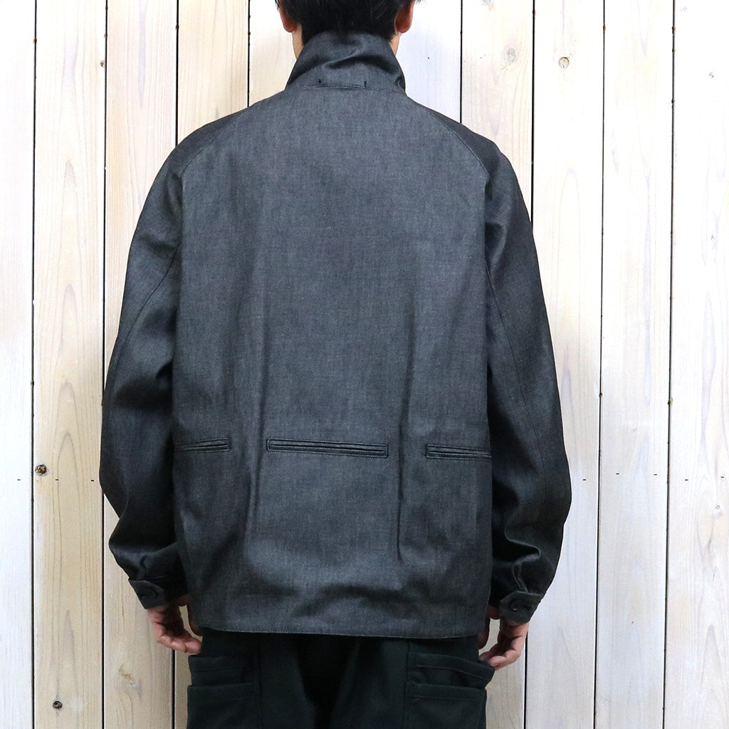 SASSAFRAS『WHEEL BARROW JACKET(6.5oz DENIM)』(BLACK) – Reggieshop