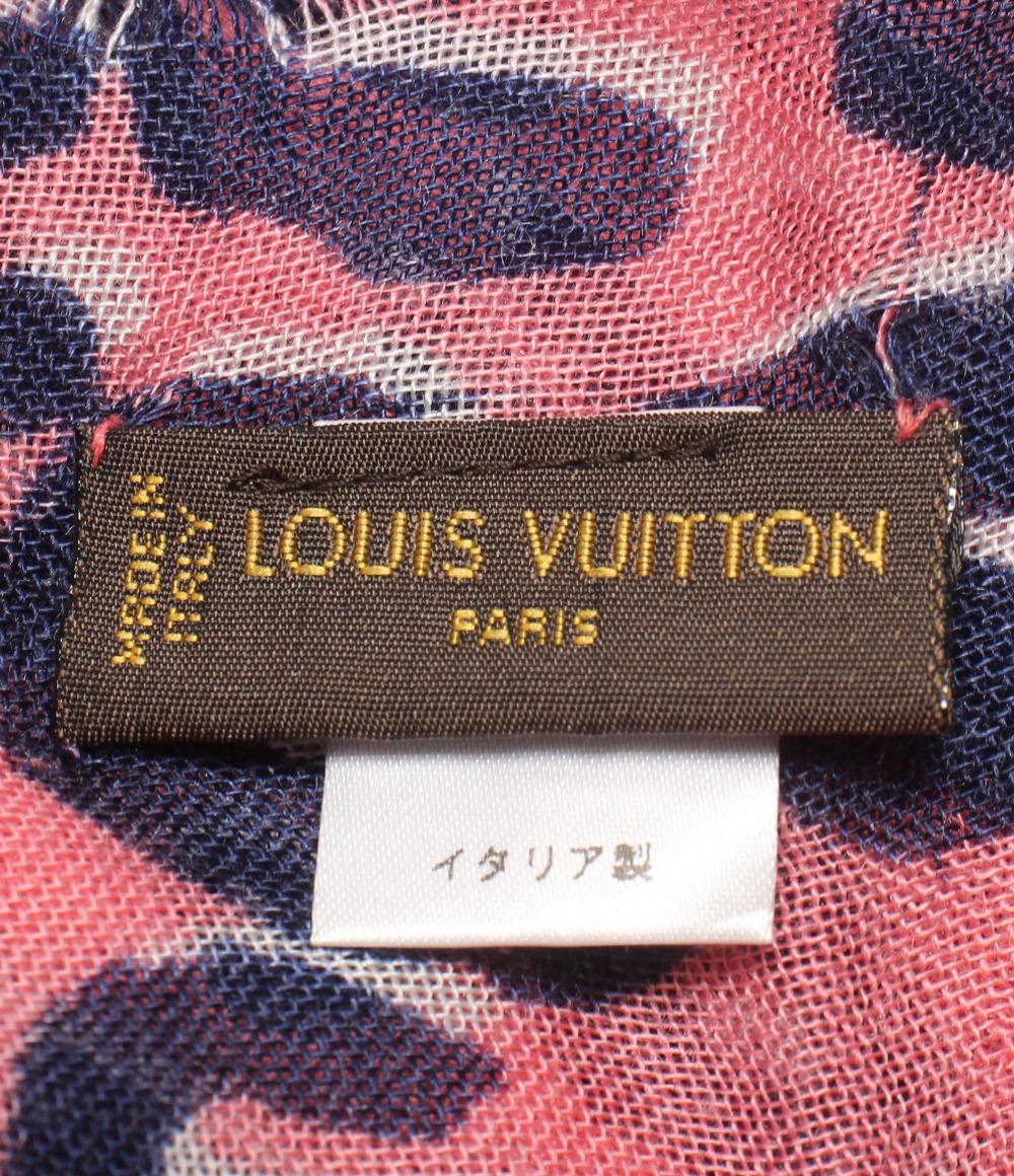 LOUIS VUITTON 大判ストール ショール レオパード柄 レディース ルイ