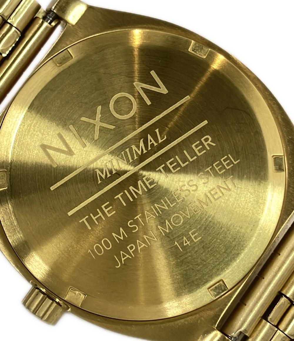 NIXON 腕時計 タイムテラー クオーツ ゴールド 14E メンズ ニクソン