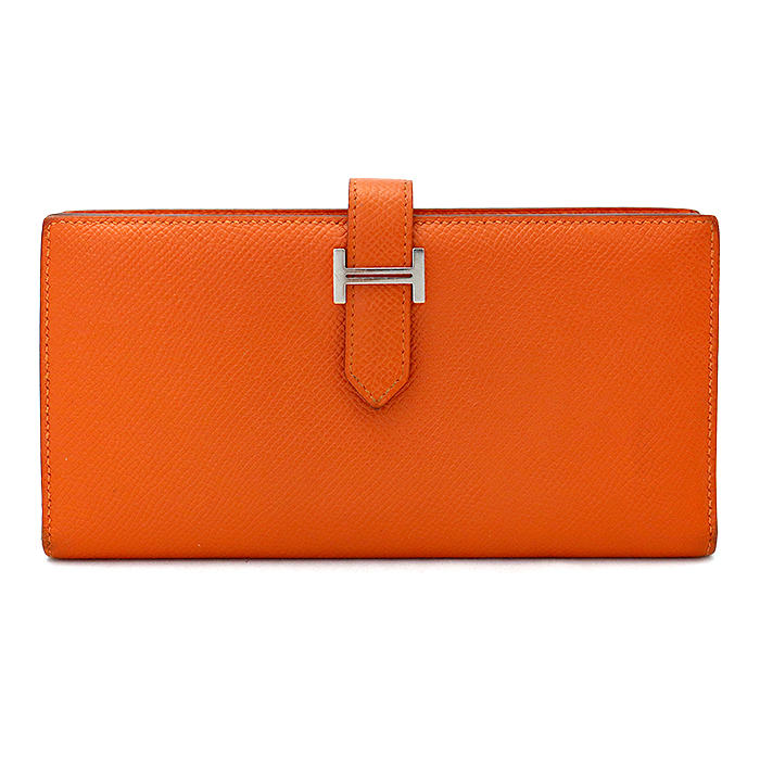 エルメス(HERMES) ベアンスフレ 二つ折り長財布 R刻印 ヴォーエプソン