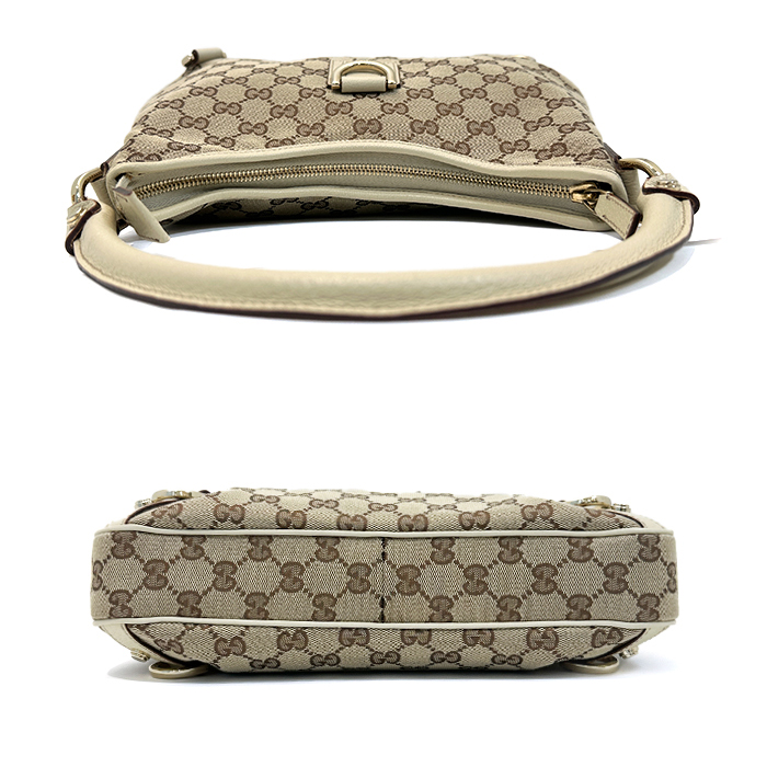 グッチ(GUCCI) アビー ショルダーバッグ 130738 GGキャンバス レザー