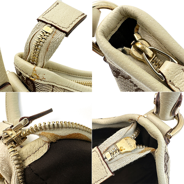 グッチ(GUCCI) アビー ショルダーバッグ 130738 GGキャンバス レザー