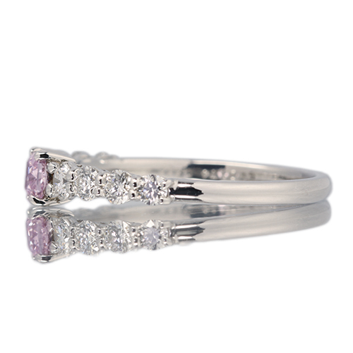 ピンクダイヤモンド 0.174ct/FPP/SI1 ハートアンドキューピッド