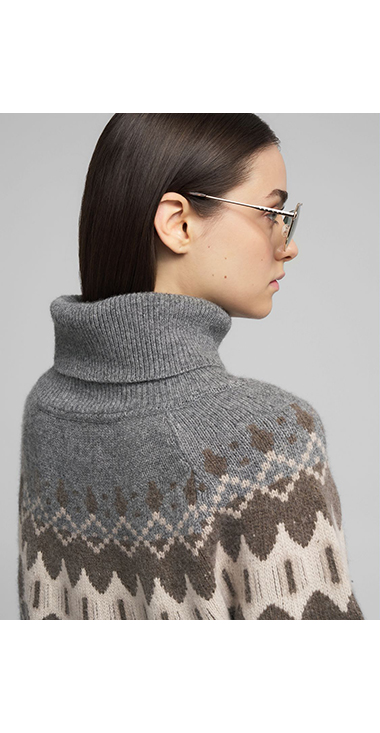 フェアアイルウールブレンドオフタートルニット｜REPLAY リプレイ公式