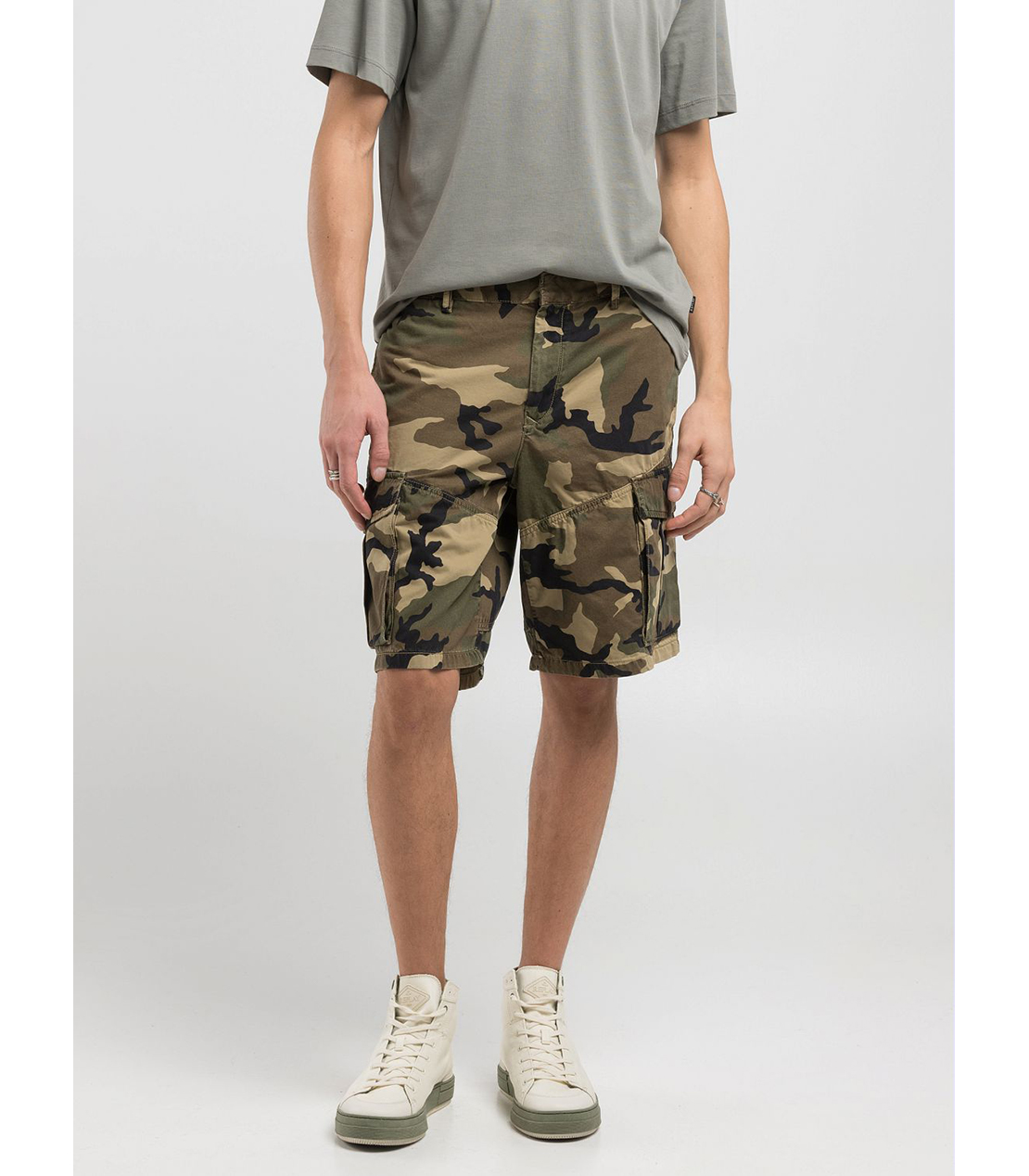 カモフラージュカーゴショーツ｜REPLAY リプレイ公式通販サイト