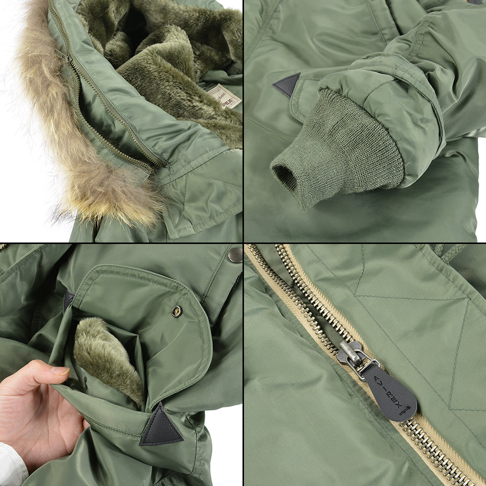 AVIREX N-3B フライトジャケット コマーシャル | ミリタリーショップ