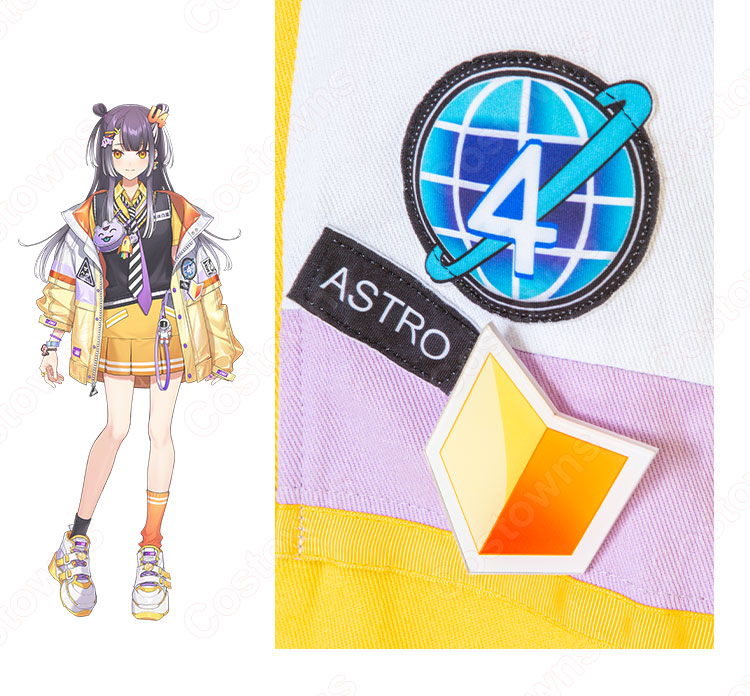 VTuber 海妹四葉 (うみせよつは) コスプレ衣装 『にじさんじ