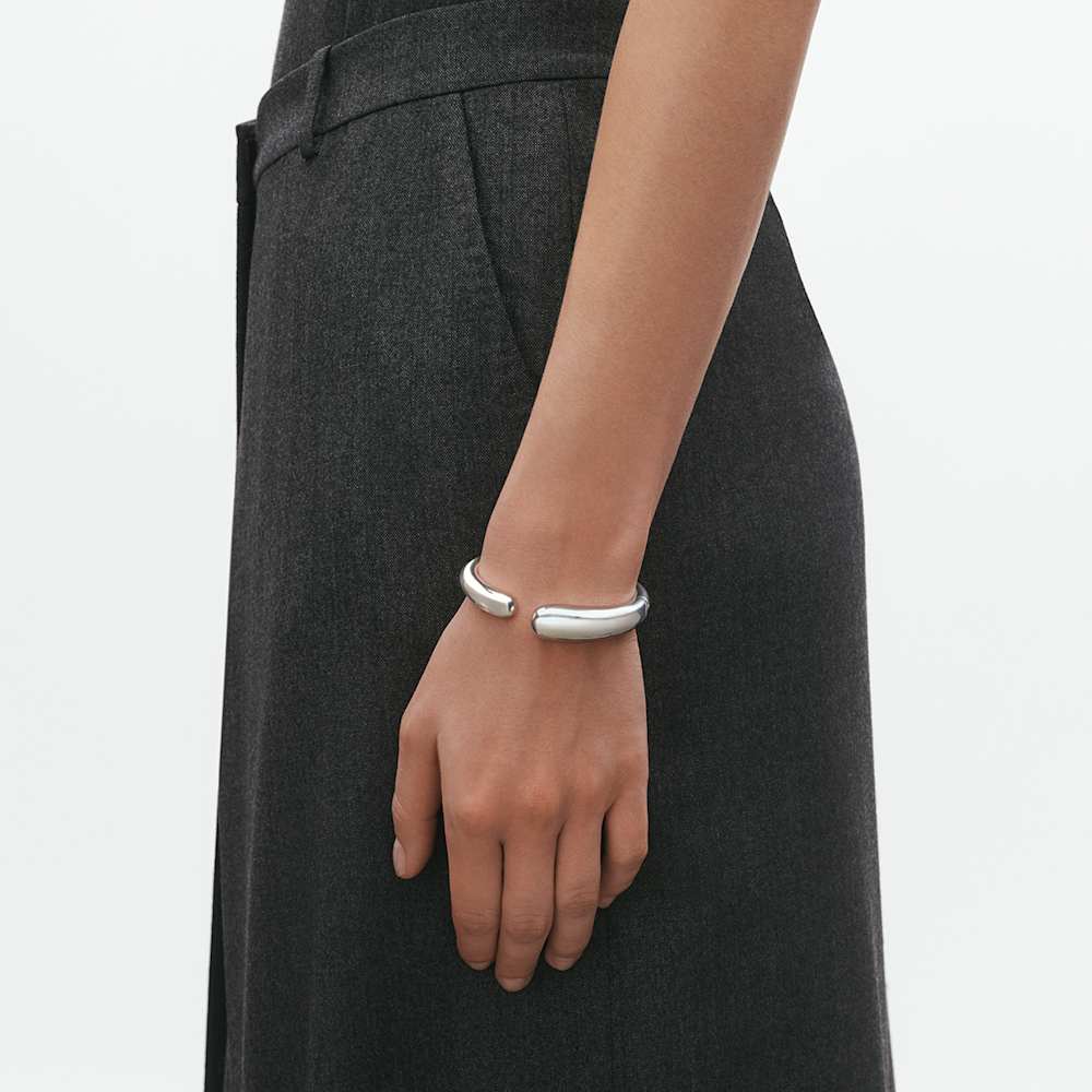 MERCY hinged sterling silver bracelet bangle | Georg Jensen