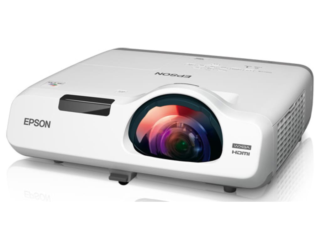 Epson V11H671020 - WXGA 3LCD Projector, 3400 Lumens 16:10 (White