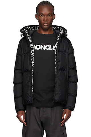 Moncler: Black Montcla Short Down Jacket | SSENSE