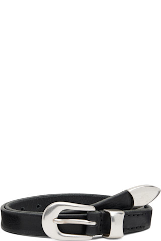 OUR LEGACY: Black 2 CM Belt | SSENSE