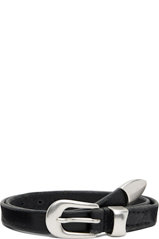 OUR LEGACY: Black 2 CM Belt | SSENSE