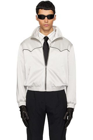 ERNEST W. BAKER: グレー Western トラックジャケット | SSENSE 日本