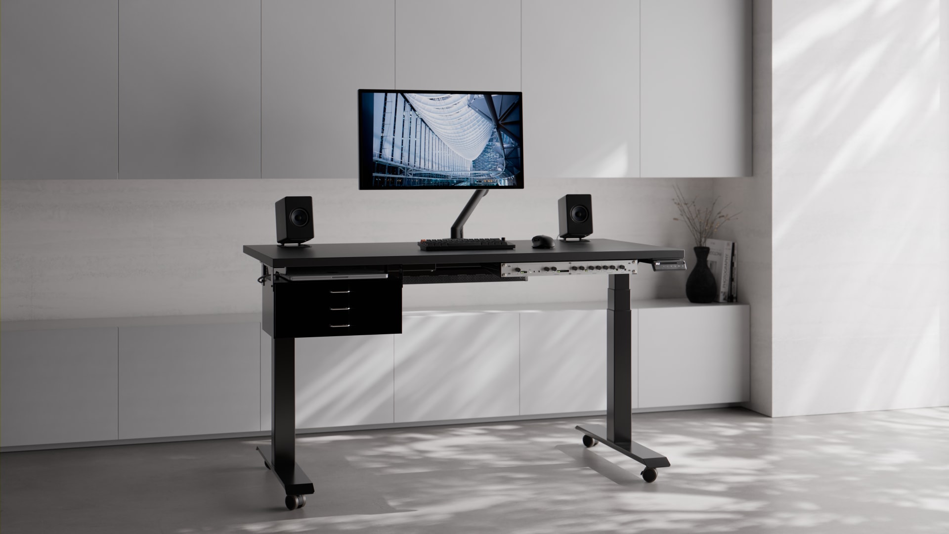 電動昇降デスク × モジュール｜PREDUCTS DESK