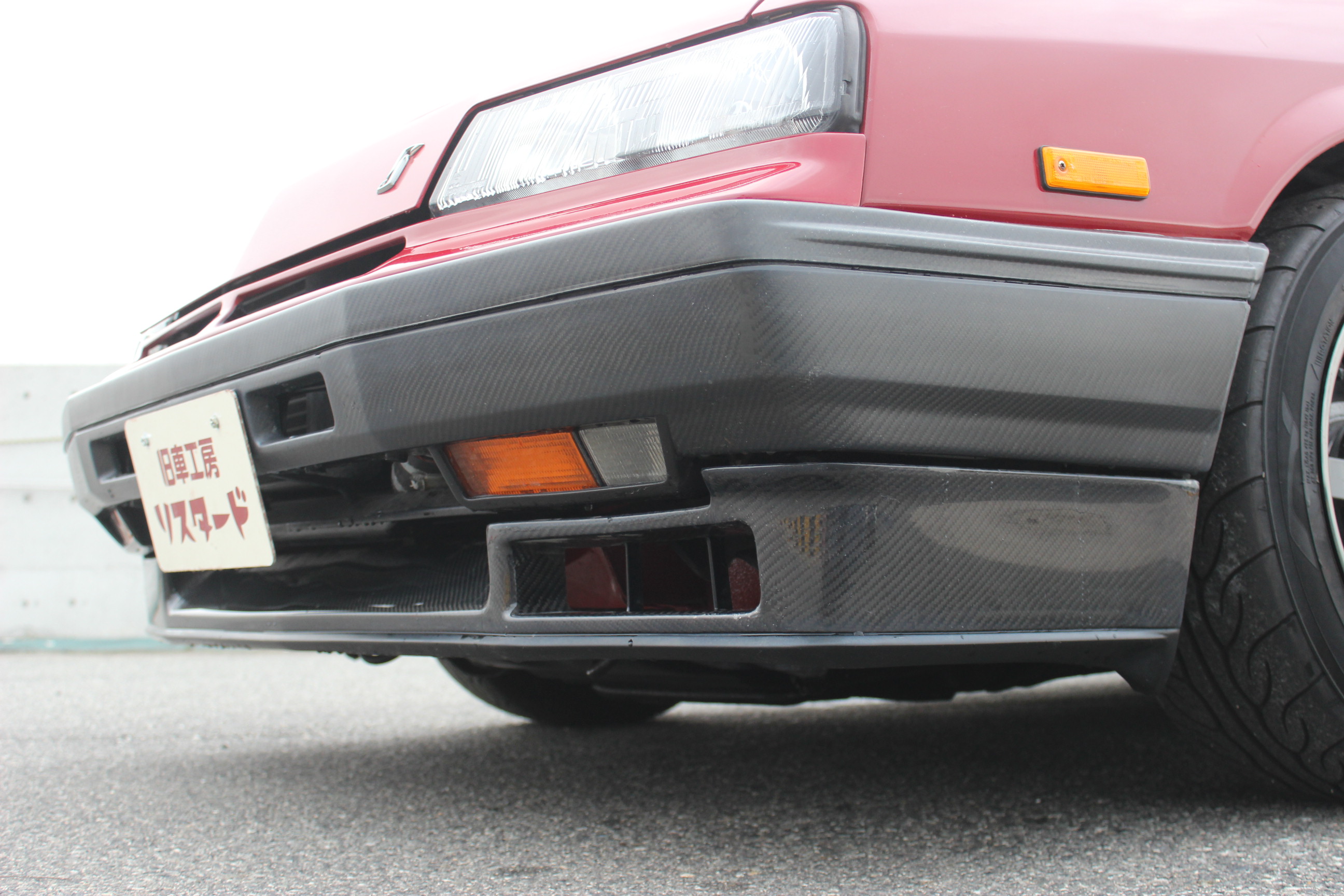 DR30スカイライン鉄仮面2ドア用史上最強カーボンツートンキット