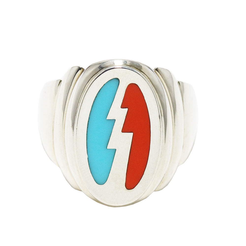 LoLo by TADY ロロバイタディサンダーリングSV ターコイズ＆赤珊瑚