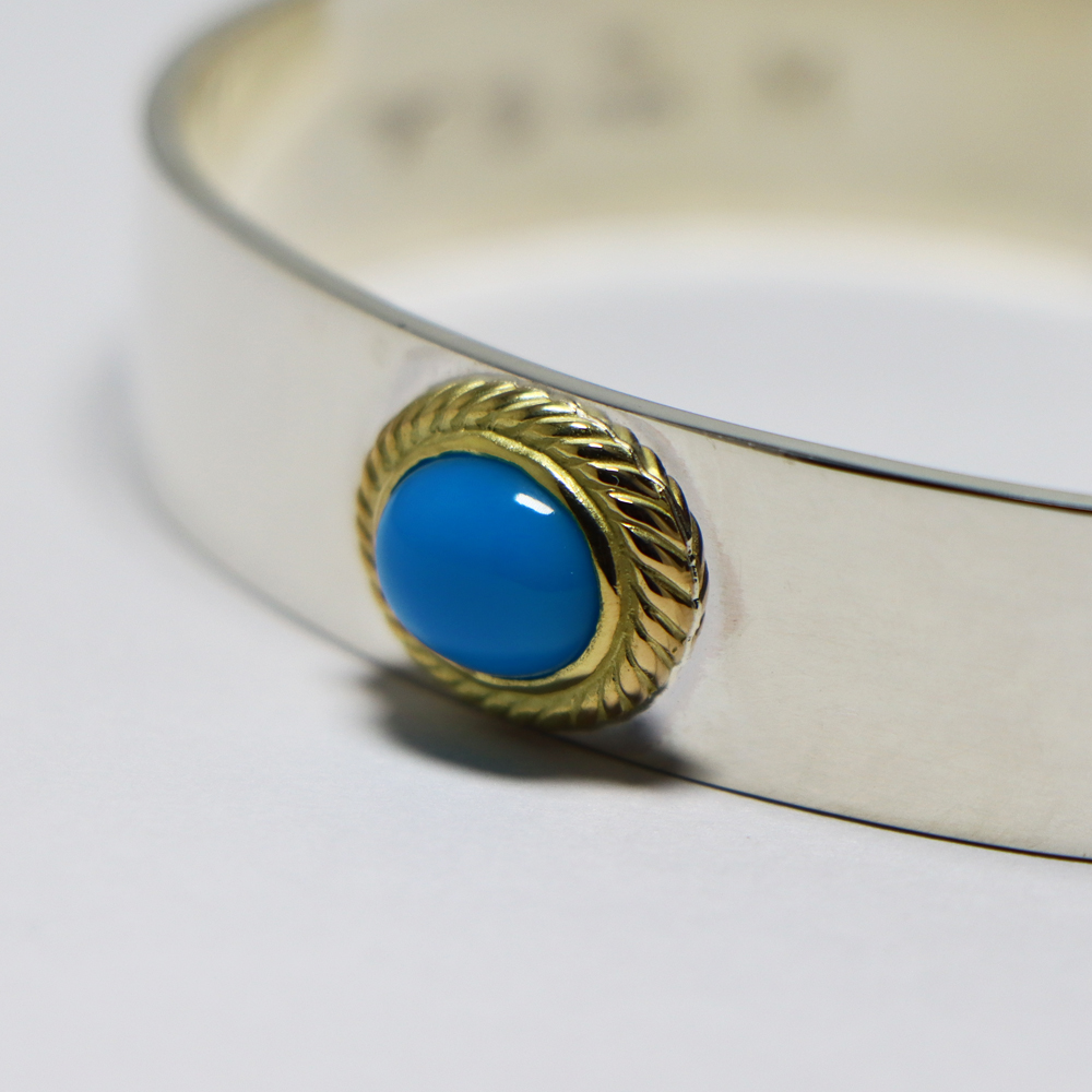 TADY&KING平打ちバングル金縄ターコイズ ALL ITEM TADY＆KING ONLINE STORE