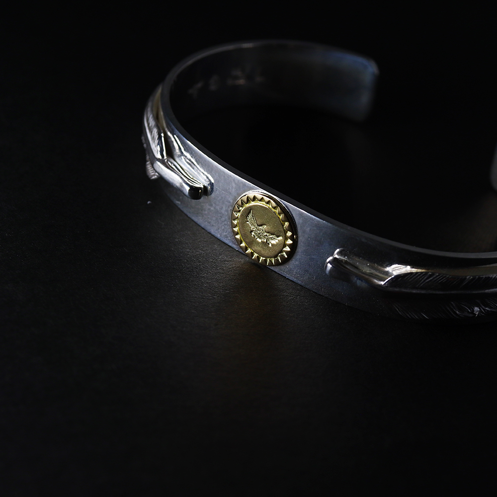 TADY&KING平打ちバングルK18イーグル&ダブルSフェザー ALL ITEM