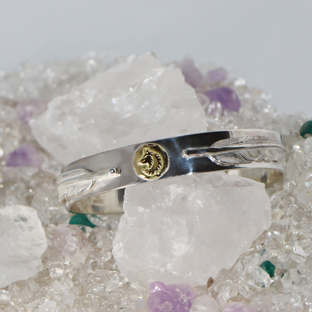 TADY&KING平打ちバングルK18ウルフ&ダブルSフェザー ALL ITEM