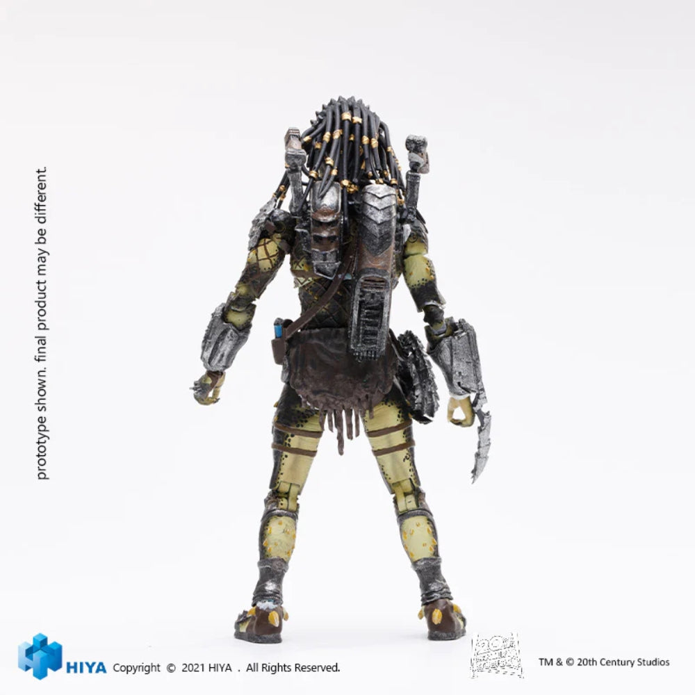 Hiya Toys Alien vs. Predator 2: Unmasked Wolf Predator 1:18 Scale