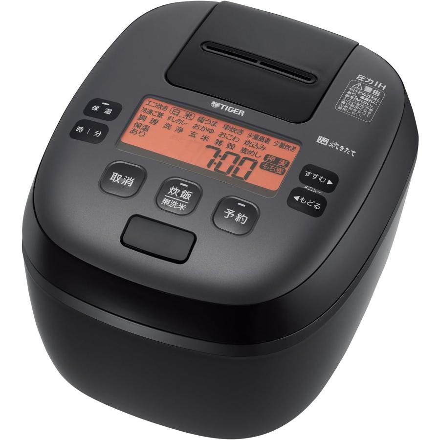 Tiger JKX-V152 炊飯器 アーバンブラック タイガー 8合炊き 土鍋圧力IH